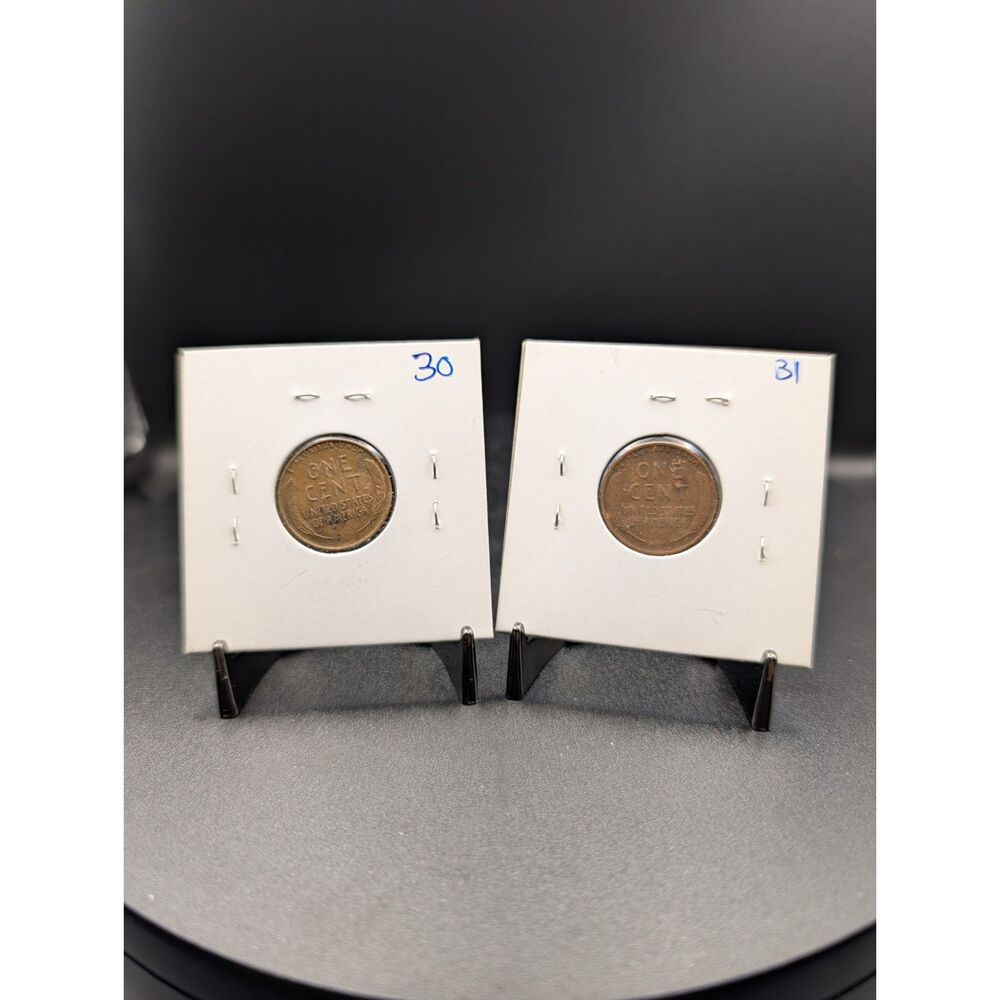 1930 & 1931 Lincoln Wheat Penny Lot – 2 Coins
